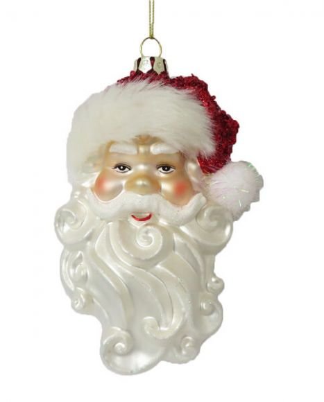 December Diamonds Santa Head Ornament